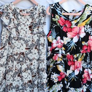 2 NWOT Sleeveless Summer Dresses Girls Size 7